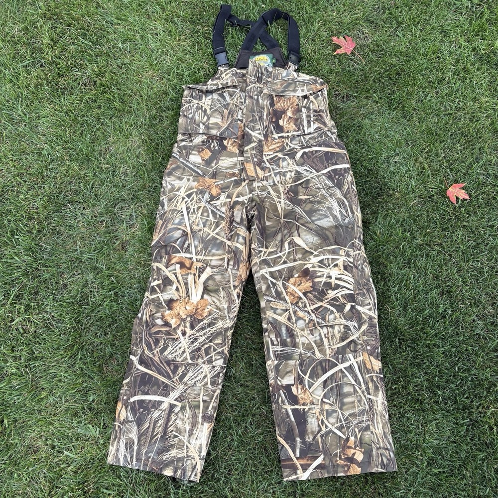 Cabela's Hunting Bibs Mens M Reg Dry Plus Waterproof Insulated Overalls 942446